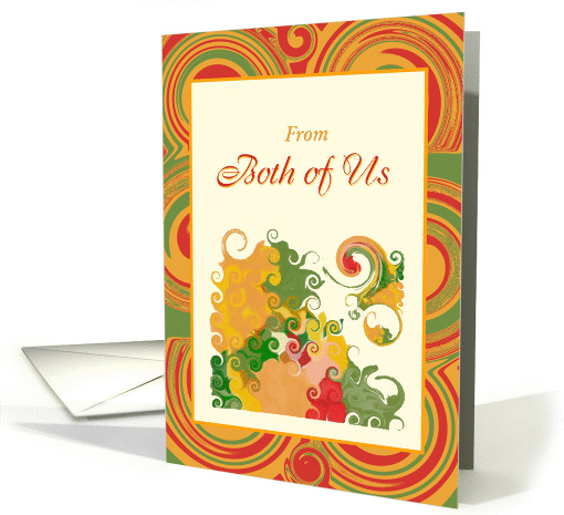 Thanksgiving-From Both of Us-Autumn Colors card (523097)