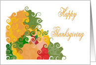 Happy Thanksgiving-Fall Colors card
