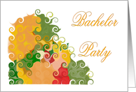 Autumn Colors-Bachelor Party Invitation card