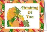 Thinking of You-Autumn Colors Card-Art card