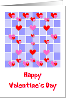 Valentine Hearts For Valentine’s Day card