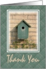 Thank You-Bird House card