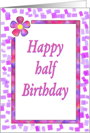 12 Step-Birthday-Graphic Design-Flower card