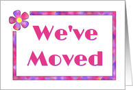 We’ve Moved-Business-Graphic Design-Flower card