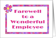 Farewell-Good Bye-Graphic Design-Flower card