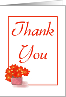 Any Occasion-Thank You-Graphic Design-Flower card