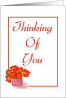 Thinking Of You-Graphic Design-Flower card