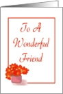 Miss You-For Friend-Graphic Design-Flower card