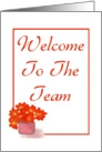 Welcome-To Team-Graphic Design-Flower card