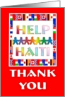 Thank You-Helping Hands-Haiti-Flags card