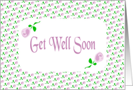 Get Well Soon-Art-Pink Roses card
