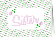 Be My Chief Bridesmaid-Pink Roses-Sister card