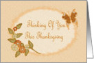 Thanksgiving-Remembrance-Fall Foliage-Butterfly-Digital Design card