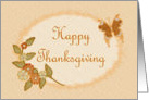 Thanksgiving-Fall Foliage-Butterfly-Digital Design card