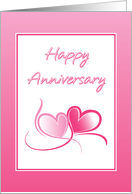 Anniversary On Valentine’s Day-Hearts card