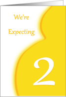 We’re Expecting Twins-2-Announcement card