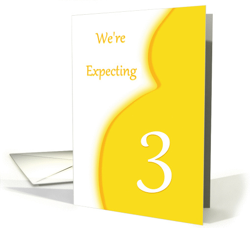 We're Expecting Triplets-3-Announcement card (837693)