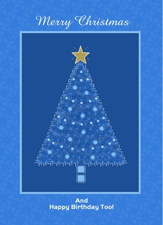 Blue Holiday Tree...