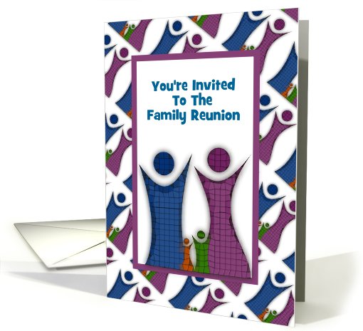 Family Reunion-Invitation-Mosaic Design Family card (919208)
