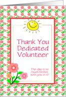 Thank You-Volunteer...