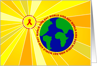 World Aids Day Awareness and Support Card