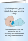 New Born Baby Boy card