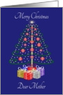 Mother Christmas Tree And Presents card