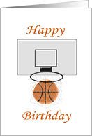 Basketball Birthday Card