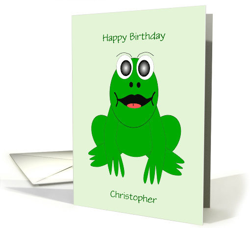 Frog Custom Birthday card (1387934)