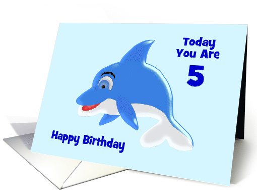 Dolphin Custom Birthday card (1388776)