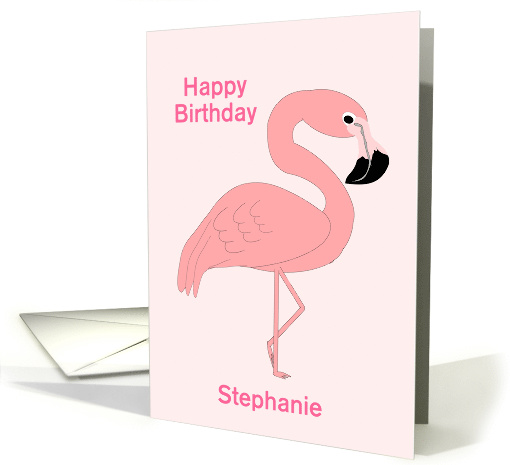 Flamingo Custom Birthday card (1389456)