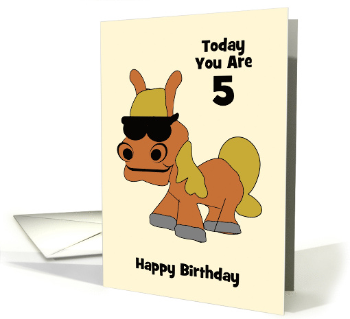 Horse Custom Birthday card (1389760)