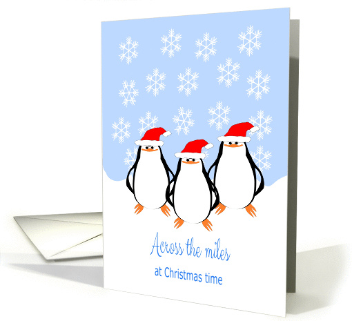 Penguins Across The Miles Christmas card (1392638)