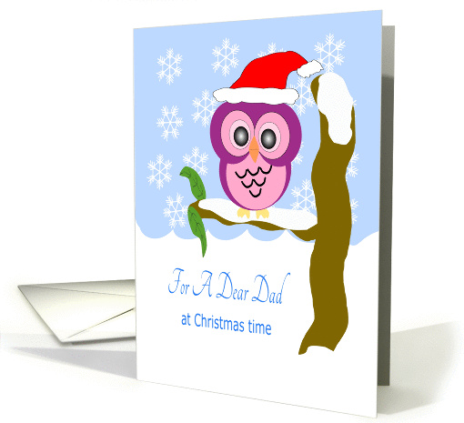 Owl Dad Christmas card (1393604)