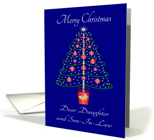 Christmas Tree Daughter And Son-in-law Christmas card (1394020)