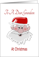 Santa Claus Grandson Christmas card