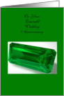 55th Wedding Anniversary Card - Emerald card
