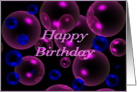 A General Happy Birthday Card - Mystic Bubbles card