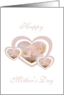 Mother’s Day Card - White Rose Hearts card