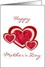 Mother’s Day Card - Red Rose Hearts card