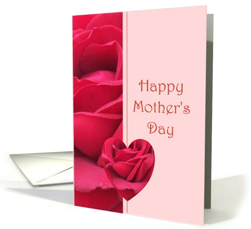 Mother's Day Card - Red Rose Hearts card (570208)