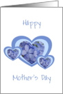 Mother’s Day Card - Plumbago Hearts card