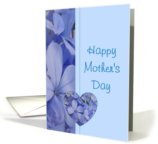 Mother's Day Card - Plumbago Hearts card (570224)