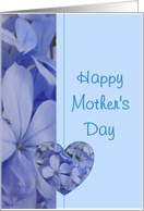 Mother’s Day Card - Plumbago Hearts card