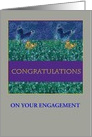 for Daughter Illustrated Congrats On Engagement card