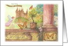 Magical Castle Name Specific Birthday card