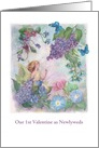 First Valentine Flower Fairy custom front card