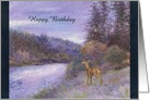 birthday endodondist wildlife painting custom front card