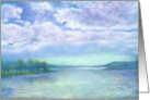 Blue Sky & Illustrated Lake,Mum’s Anniversary card