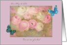 Wedding Anniversary Custom Name Pastel Floral card